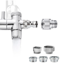 Sneatup Faucet Aerator to Garden Hose Diverter (5 adapters + Quick Connector)
