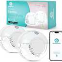 Breast Pump Hands Free, Momspeace Breast Pump with APP, Double Wearable Breastfeeding Pumps, Hands Free Breast Pump with 2 Mode & 12 Levels, Portable Electric Breast Pump Wireless -24mm, 2 Pack
