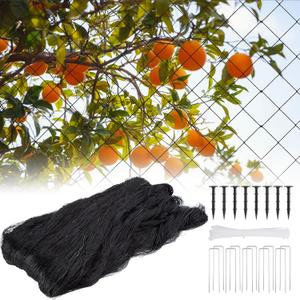 SPORTYOUTH Bird Netting for Garden, 25x50 ft 3/4" Square Mesh Heavy Duty Nylon Chicken Coop Poultry Hawk Aviary Netting for Blueberry Bushes Fruit Trees Vegetable Against Birds Deer Squirrels