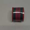 VATIN Black White Buffalo Plaid Ribbon, 2-1/2-Inch x 10 Yards, for Holiday Crafts, Christmas Tree Decor, Ribbon for Gift Wrapping