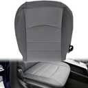 AOUTTUOA #X8 Gray Driver Bottom Cloth One  Seat Cover Compatible with Dodge Ram 1500 2500 3500 4500 5500 SLT 2013 2014 2015 2016 2017 2018