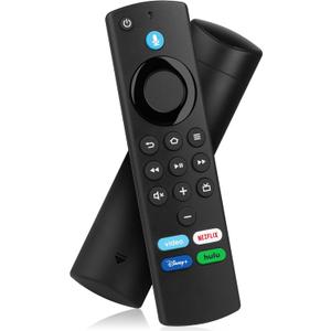 Replacement Voice Remote Control Fit for All Fires-Series Smart TVs Cube (1st/2nd/3rd Gen), 4K/4K Max (1st/2nd), TV Stick (2nd/3rd Gen), TV Stick Lite/HD, Smart TV 3rd Gen, for Hisense/TCL Smart TV