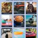 Tire Inflator Portable Air Compressor, 150PSI Compact Air Pump for Car Tires, Bicycle, Motorcycle, Ball - Rechargeable Tire Inflator with Pressure Gauge