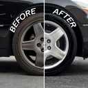 Rev Auto Wheel Cleaning Kit - 2 Item Wheel and Tire Cleaning Kit Includes 16oz Car Wheel Cleaner and Wheel Cleaner Brush Works For All Wheels and Tires