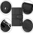 Leather Small Wallet for Women, RFID Blocking Ladies Mini Purse with ID Window