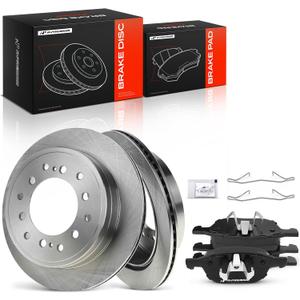 A-Premium 10.94 inch (278mm) Front Vented Brake Rotors and Ceramic Pads Kit
Compatible with Mazda Models - 3 2004 2005 2006 2007 2008 2009 2010 2011 2012 2013, 6-Pack