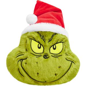 The Grinch Plush Pillow Cushion for Bed, Couch, Throw Pillows Room Decor Christmas Home Decor Accessories, Funny Xmas Gifts