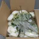 WISTART 8 Pcs Large Hydrangea Artificial Flowers 27.5 inches Realistic Single Long Stem Full Faux Silk Hydrangea Bouquets Flowers Arrangements Home Decor DIY Wedding Centerpieces(White)