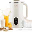 10 in 1 Almond Milk Maker & Nut Milk Maker Machine, 35oz Automatic Soy, Oat, Coconut Milk, Juice & Porridge Maker with 8 Blades, Delay Start, Keep Warm, Boil Water, Self-Cleaning, Cream