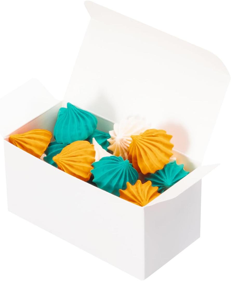 2 x UnicoPak 30 Pack 4x2x2 White Small Gift Boxes, Food-grade Material, Ideal for Food or Gift Packaging, Gifting Jewelry or Trinkets, Storage Small Items