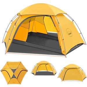 KAZOO Waterproof Backpacking Tent Ultralight 1/2 Person Lightweight Camping Tents 1/2 People Hiking Tents Aluminum Frame Double Layer | Waterproof, Camping Tents, 1/2 People, Hiking Tents, Aluminum Frame, Double Layer