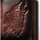 Men's Trifold Wallet,Wolf Wallets For Men Leather,Rfid Blocking,Gifts For Him Husband (coffee)