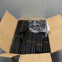 VTRIN Tall Shoe Rack with Cover, 10 Tier Shoe Organizer Storage for 50-55 Pairs Shoes and Boots Large Capacity Shoe Shelf with 8 Pockets Free Standing Shoe Rack for Closet, Entryway, Garage (Black)