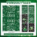 2 x Mixweer 6 Pcs St. Patrick's Day Kitchen Towel Vintage Lucky Shamrock Clover Dish Towel Retro Watercolor White Polka Dot St Patricks Day Hand Towels for Bathroom Home Absorbent Tea Towel, 16 x 24 Inch