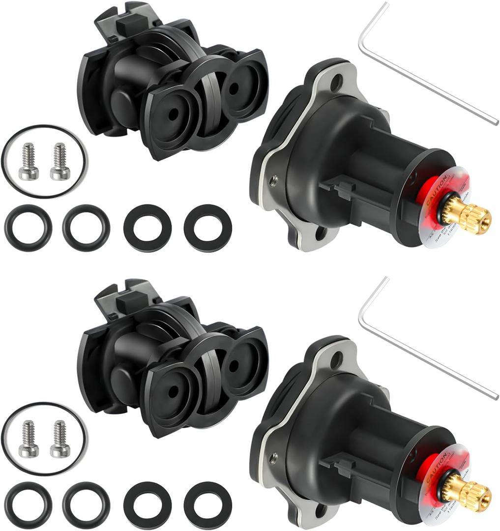 2 Pack GP876851 Mixer Cap and Pressure Balancing Unit Cartridge, Compatible with Kohler Shower Valves K-304 and K-11748 Platforms, Shower Cartridge Replacement Repair Kit, Include GP800820 and GP77759