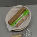 Rorecay Banneton Bread Proofing Baskets Set of 2, 9 Inch Round Cane Sourdough Bread Rising Basket Bowls with Sourdough Bread Making Tools Baking Supplies for Sour Dough Proofing Fermentation