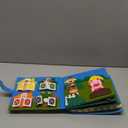 Montessori Busy Book, Felt Quiet Book for Baby, Preschool Early Learning Educational Toys for Kids Age 3 4 5 6 Years, Develops Fine Motor Skills, Toddlers Activities Toy for Airplane Car Travel (Blue-farm)