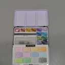 ARTISTRO Watercolor Paint Set in 12 Colors - Travel Watercolor Set with Metal Case & Bright Watercolors - Portable Set for Beginners & Amateur Artists