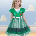 Eledobby Princess Dress Girls Halloween Costume Cosplay Dress Up Christmas Birthday Gift, 140 7-8Years