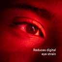 BodyGuardz Red Light Converter Screen Protector Passive Red Light Therapy for Face - Promotes Better Sleep, Healthier Skin, Reduced Eye Strain 9H Tempered Glass, Easy Install (iPhone 16 Pro)