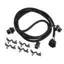 Tail Light Lamp Wiring Harness for Chevy Silverado 1500 2014 2015 for Chevy Silverado 2500HD 2015 / Passenger Side Tail Lamp Wiring Harness/Durable Plastic / 1Pcs Black