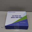 KingPavonini Ankle Foot Ice Pack Wrap for Sprained Ankle and Surgery Recovery, Reusable Gel Ice Packs for Feet Injuries, Plantar Fasciitis, Achilles Tendonitis, Standard Size(1 Wrap+4 Gel Packs)