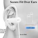 Wired USB Type C Earbuds Over Ear Cord USB C Headphones with Microphone Volume Control for iPhone 17 16 Pro 15/iPad 10th for Galaxy S26 S21 Pixel 10 Earphones School Student Sport C Plug Headset White