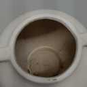 Ceramic Vase, 5.8 Inch Terracotta Vase with Handles, Boho Decor Decorative Vase, Rustic Vase for Home Decor, Farmhouse, Living Room, Table - Beige