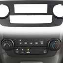 Dasbecan AC Control Panel Center Dash Vent Trim Compatible with Honda CR-V CRV 2007-2011, Air Conditioning Outlet Frame Bezel (Manual A/C)