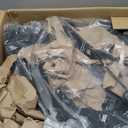 Fire Pit Spark Screen, Upgraded Outdoor Fire Pit Screen with Handle & Poker, Heavy-Duty Steel Fire Pit Cover Round Mesh Replacement Firepit Screen for Backyard/Beach/RV Camping (Black&Flower, 36 Inch)