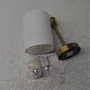 Touch Control Cordlss Table Lamp, USB-C Rechargeable Lamp with Stepless Dimming, 4000mAh Battery Operated Vintage Bedside Lamp for Bedroom, Living Room, Night Light & Emergency Lighting, Brass, 1 Pack