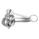 Zerodeko 3pcs Stainless Steel Funnel Set Handle for Transfer Multi-Functional Kitchen Oil Strainers for Bottles and Jars Resistant and Easy to Store