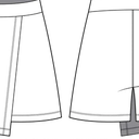 Women's Denim Mini Skirt Spring Summer High Waist Wide Leg A-Line Bodycon Slim Fit Half Length Skirt With Shorts S