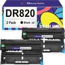 DR820 Compatible Drum Unit Replacement for Brother DR 820 for MFC-L6750DW HL-L6400DW MFC-L5850DW MFC-L6700DW MFC-L6900DW MFC-L6800DW DCP-L5500DN DCP-L5600DN DCP-L5650DN Printer (Drum,2-Pack)