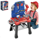 Kids Tool Bench Set, 142Pcs Toddler Tool Toy Playset with Electric Drill & Realistic Tools, STEM Building Pretend Play Construction Toys for Boys, Toddlers Toys Gifts for Ages 3 4 5 6 7 Year Olds