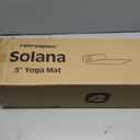 Retrospec Solana Yoga Mat Thick 1/2in Non-Slip Workout Mat with Nylon Strap - 72x24in Exercise Mat for Pilates, Stretching & Fitness - BPA Free, Easy Clean