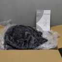 Heybly Cat Tree with Toy, Cat Tower Condo for Indoor Cats, Cat House with Padded Plush Perch, Cozy Hammock and Sisal Scratching Posts, Smoky Gray HCT004SG (43.3 inch)