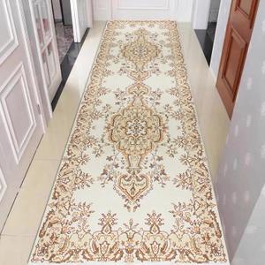 2x6 ft (Boho Yellow/Beige) Hallway Runner Rug Washable Vintage Non Slip Carpet Runners for Hallways Entryway Kitchen Laundry Room Bathroom