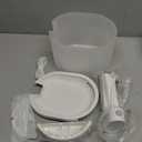 uahpet Cat Water Fountain, Wireless & Battery Operated 2L/67oz Pumpless Automatic Pet Fountain with Motion Sensor, Food-Grade ABS Tray, Easy to Clean Water Dispenser for Cats