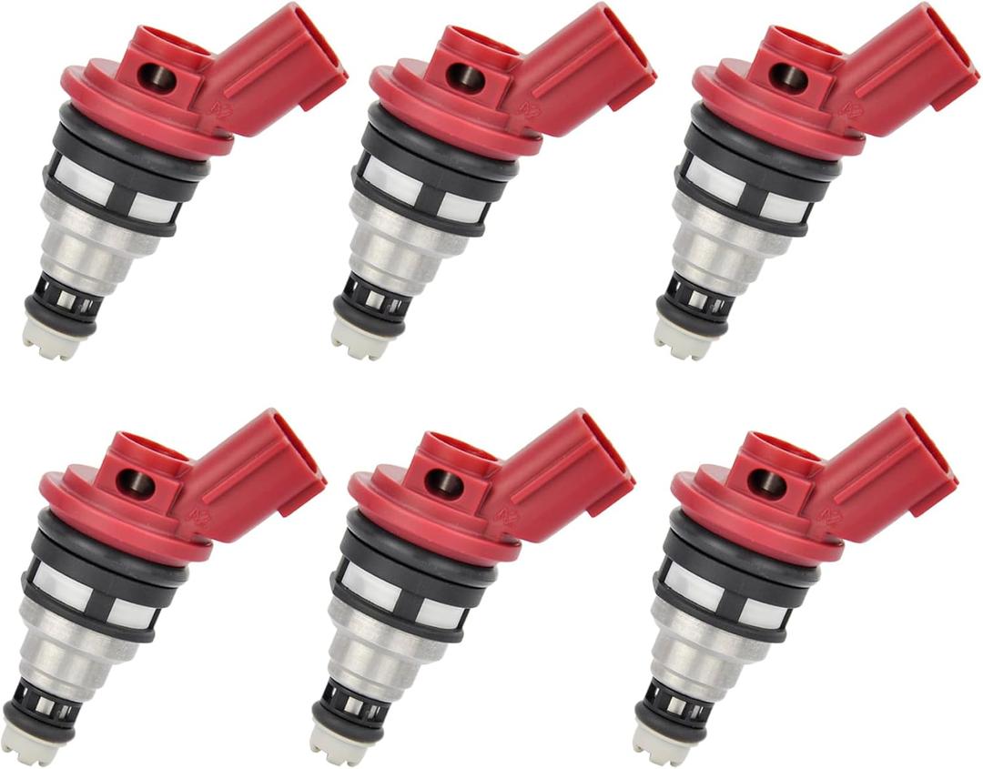 6pcs Fuel Injectors Replacement for 1993-1999 Nissan Altima 1991-1998 240SX 2.4L L4 1994 1998 1999 Sentra 1995-1998 200SX Infiniti G20 2.0L L4 94-96 300ZX 1993-1997 Infiniti J30 3.0L