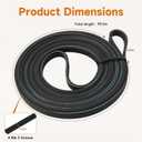 93.5in Dryer Drum Belt Drive Belt 4 Rib Compatible with Whirlpool KitchenAid Duet WED9200SQ1 WED9150WW0 WED5620HW1 WED9400SB0 WED9050XW1 WED9150WW0 WED94HEXW0 WGD9200SQ0 WED5800BW0