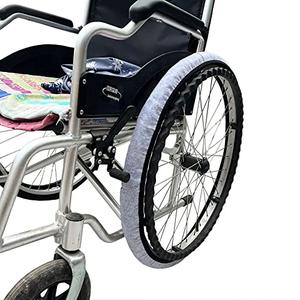 Wheelchair Tyre Covers for Wheels 24’’ to Protect Floors Carpets Wheelchair Tire Covers
