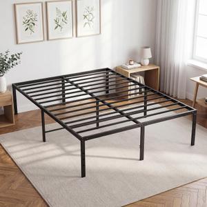 DUMOS Queen Bed Frames, 16 Inch Height Platform Bed Frame