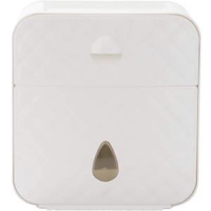 Mind Reader Touchless Tissue Dispenser, Wall Mount Tissue Dispenser, Napkin, Paper Towel Dispenser for Bathroom, Classroom, Holds 3.3 lbs., White