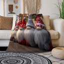 Christmas Gnomes Blanket Gnomes Gifts for Women Soft Winter Blanket with Wood Grain Background Xmas Holiday Decor Warm Cozy Fleece Throw Blanket for Couch Bed Sofa Living Room 60''x80'' (Gnome 2)
