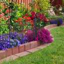 Decorative Garden Fence 25 Pack, Total 27ft (L) x 24in (H) Rustproof Metal Wire Fencing