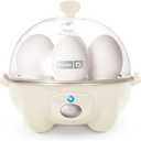 DASH Rapid Egg Cooker: 7 Egg Capacity Electric Egg Cooker for Hard Boiled Eggs, Poached Eggs, Scrambled Eggs, or Omelets with Auto Shut Off Feature - Cream