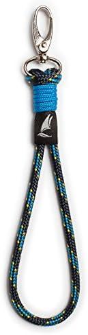 Wind Passion - Paracord Keychain for Men & Women - Nautical Braided Keychain - Sturdy & Waterproof Mens Rope Keychain