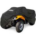 Favoto ATV Cover Waterproof Outdoor - Heavy Duty 4 Wheeler Cover Quad Cover All Weather Dust Rain Sun Protection Compatible with Kawasaki Polaris Yamaha Honda 82.7" Windproof Vehicle Cover