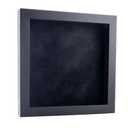 16x20 Shadow Box Frame Black Wood | with a 3/4" Usable Display Depth | Includes a Black Real Suede Texture Acid-Free Backing Board, UV Resistant Acrylic, and Hanging Hardware
